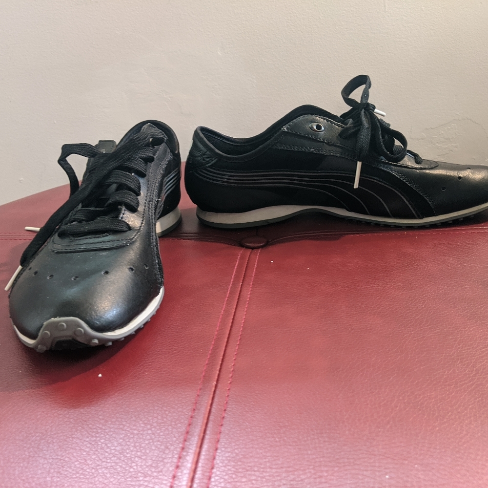 Puma leather and mesh sneakers - Picture 5 of 8